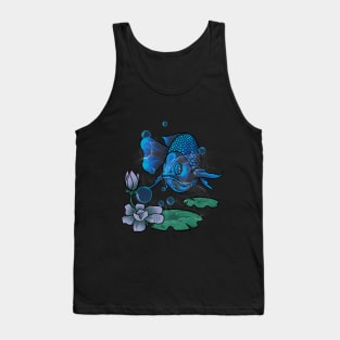 Blue fish Tank Top